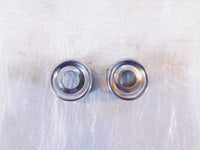 1982-1985 Harley Davidson Sportster XLH 1000 Chrome Upper Top Shock Bolt Covers - C3 Cycle