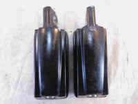 Harley Davidson FXR Dyna Sportster & Softail Black Front Footrest Footpeg Pegs - C3 Cycle