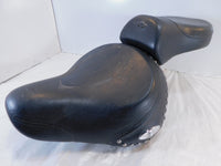Harley Davidson Black Softail Heritage Classic Rider & Passenger Seat Saddle