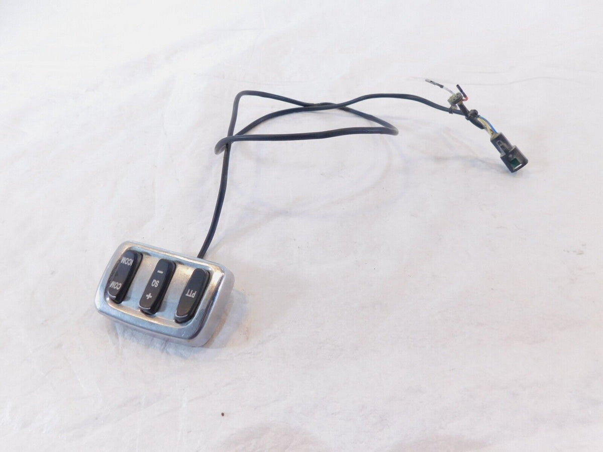 2008 08 Victory Vision Chrome CB Radio Control Handlebar Switch Buttons - C3 Cycle