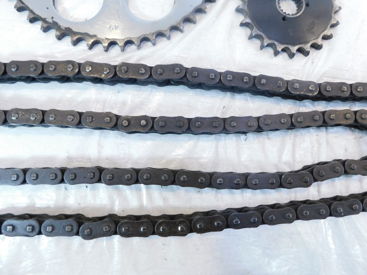 Set Harley Davidson Sportster 883 1000 1100 & 1200 Chain Drive Gear Sprockets - C3 Cycle
