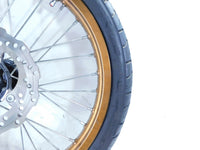 2012 Zero Motorcycle XU Spoked Laced Wire Front Wheel Rim w/ Tire & Brake Rotor - C3 Cycle
