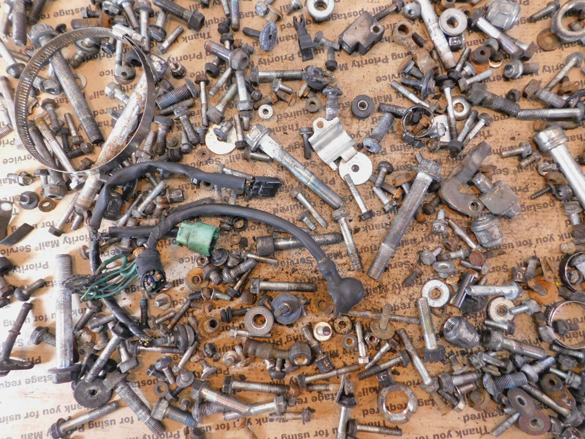 2008 08 Honda GL1800 Goldwing 1800 Nuts Bolts & Brackets Hardware Parts Box Lot - C3 Cycle
