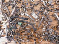 2008 08 Honda GL1800 Goldwing 1800 Nuts Bolts & Brackets Hardware Parts Box Lot - C3 Cycle