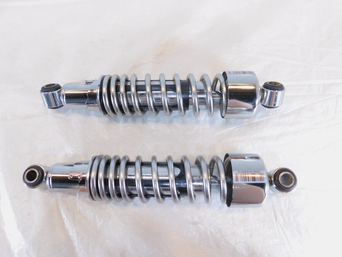Harley Davidson Sportster 883 & 1200 11 1/2" Chrome Low Rear Shock Absorbers - C3 Cycle