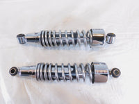 Harley Davidson Sportster 883 & 1200 11 1/2" Chrome Low Rear Shock Absorbers - C3 Cycle