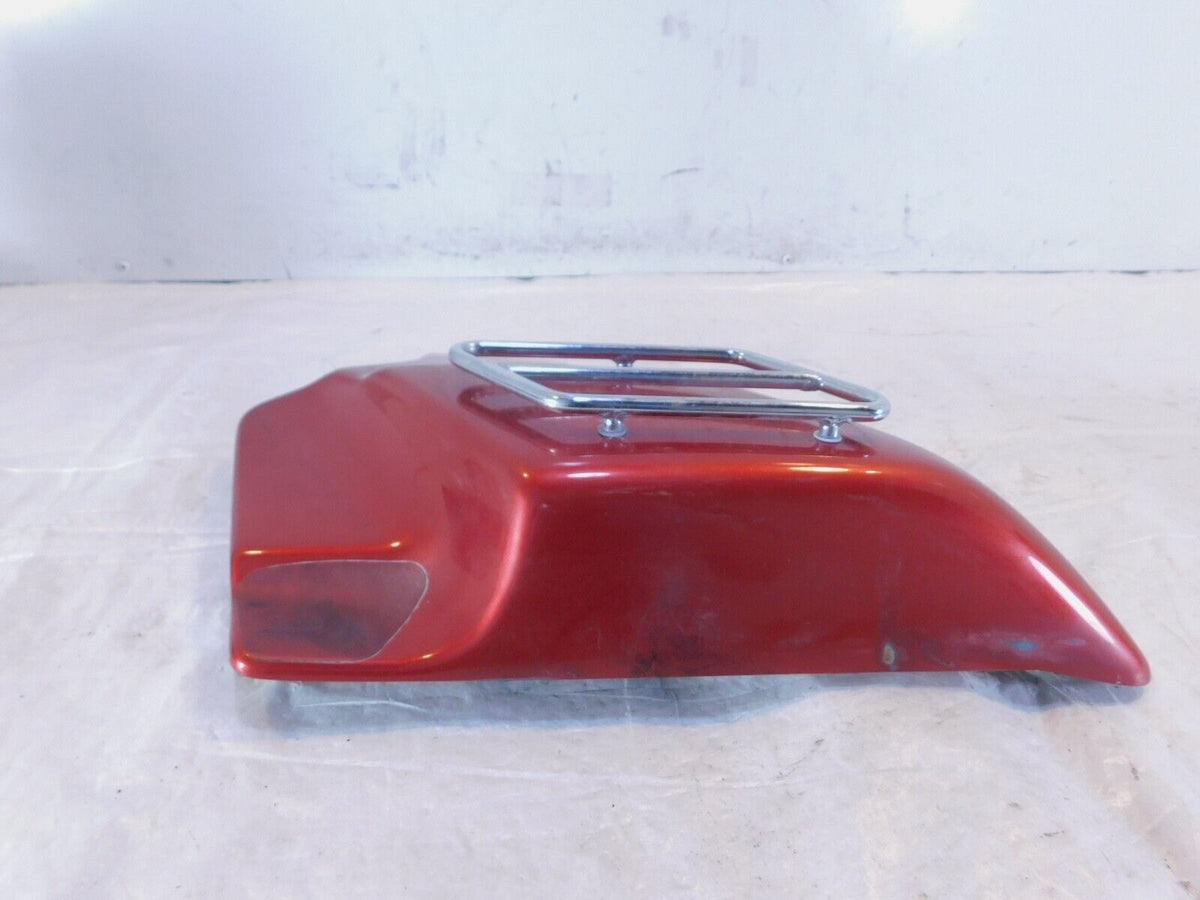 Harley Touring Road King Electra Glide Ultra Classic Red Left Side Cover w/ Trim - C3 Cycle