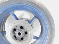 2003-2009 Yamaha YZFR6S YZF R6S & YZFR6 R6 Blue Rear Wheel Rim and Rotor - Bent - C3 Cycle