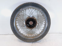 1991-97 Honda Nighthawk 250 CB250 Front Wheel Rim & Hub 18x1.85 Bent -For Parts - C3 Cycle