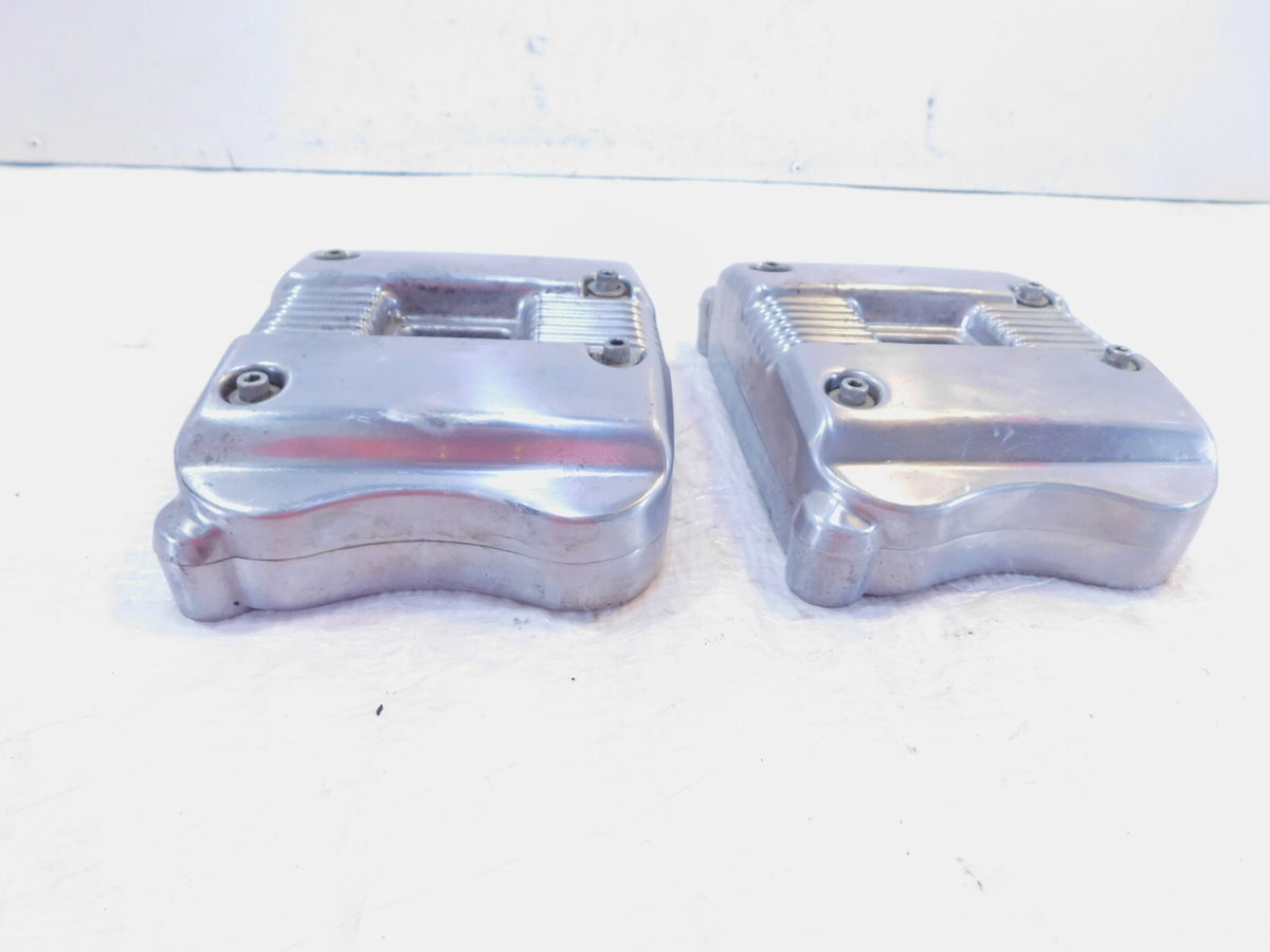 Harley Sportster 883 & 1200 Polished Rocker Box Bottom & Top Covers w/ Arms - C3 Cycle