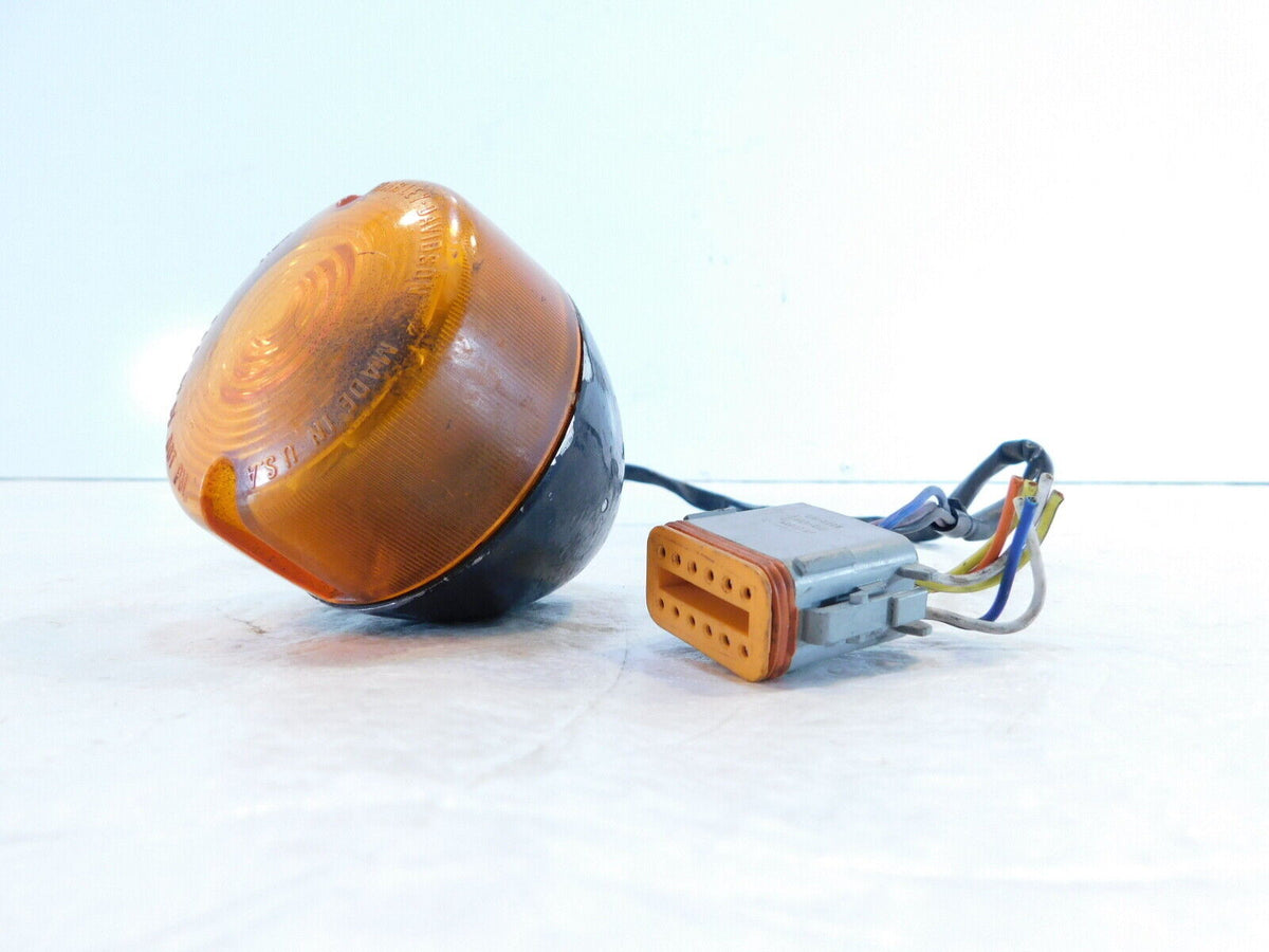 Harley Davidson Dyna Sportster & Softail Front Turn Signal Indicator Light Lamp - C3 Cycle