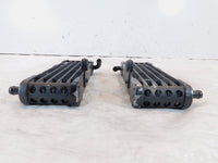 Aprilia RSV1000R RSV 1000 Tuono R Black Left & Right Engine Motor Oil Coolers - C3 Cycle