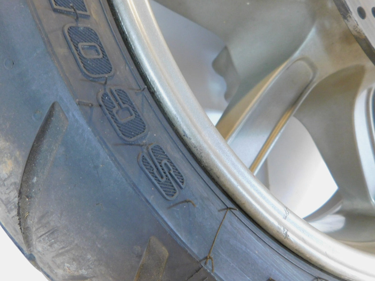 2007-2009 Buell XB XB12 XB12X Ulysses Cast 6 Spoke Rear Wheel Rim Tire & Rotor - C3 Cycle