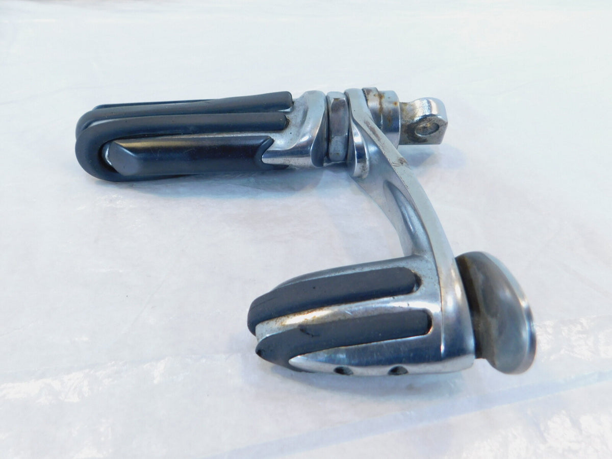 Harley Touring V-Rod Dyna Sportster Softail FXR ISO Footpeg w/ Heel Footrest - C3 Cycle