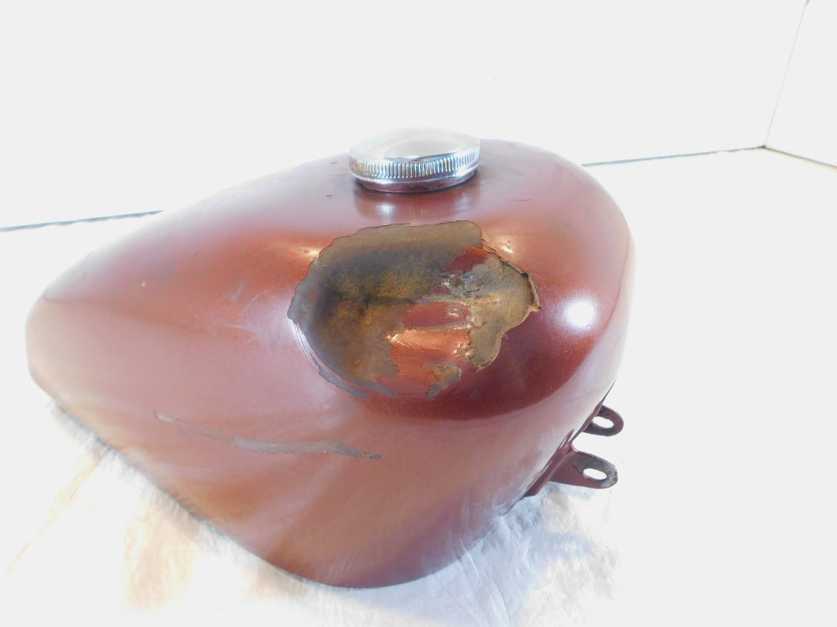 1972 72 Harley Davidson Sportster 900 & 1000 Red Fuel Gas Petrol Tank - Dents - C3 Cycle
