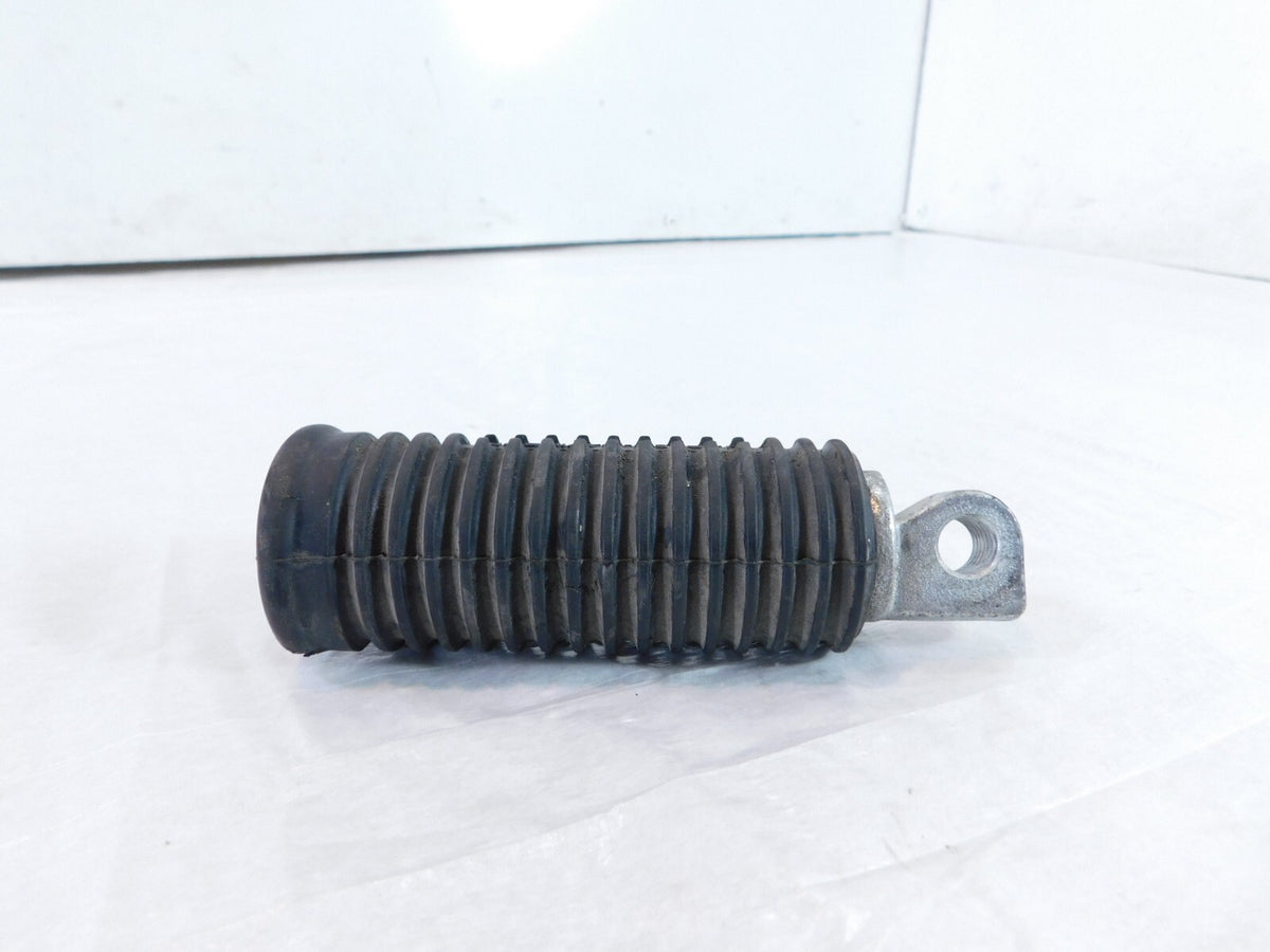 Harley Touring FXR Dyna Sportster & Softail Single Black Rubber Footpeg Footrest - C3 Cycle