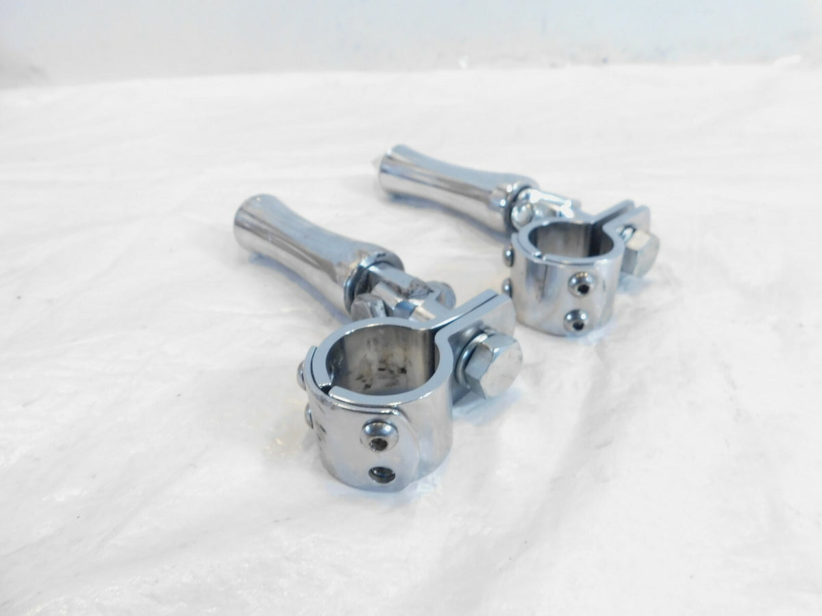 Harley Road King Electra Glide & Street Glide Highway Peg Mount Clamps w/ Pegs - C3 Cycle