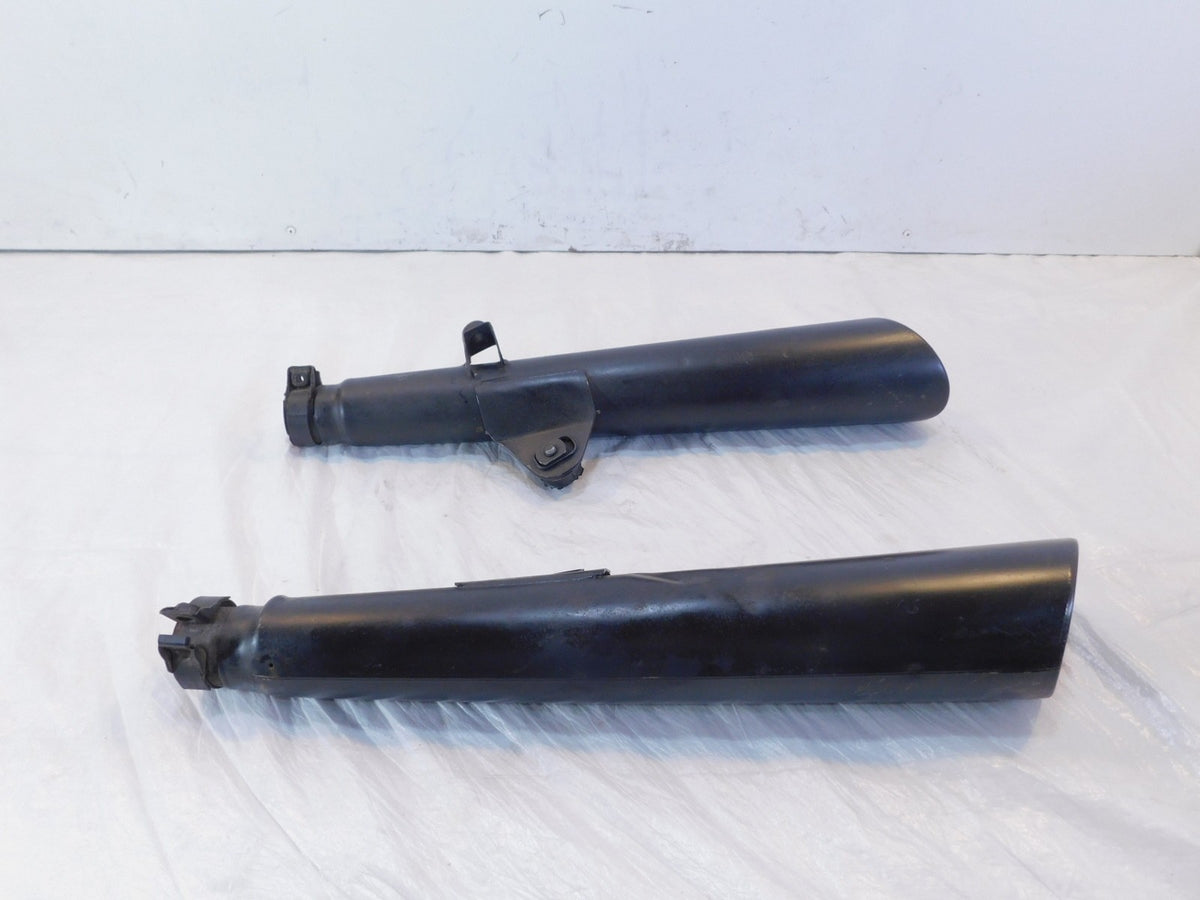 1982-1983 Yamaha XJ750 Maxim 750 Black Left/Right Exhaust Muffler System Pipes - C3 Cycle