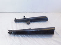 1982-1983 Yamaha XJ750 Maxim 750 Black Left/Right Exhaust Muffler System Pipes - C3 Cycle