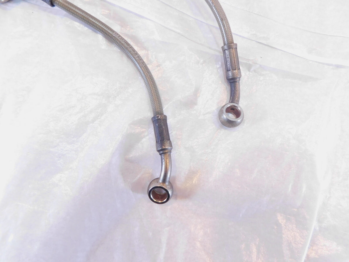 2005-2007 BMW R1200ST R 1200 ST Front Left/Right Stahlflex Break Hoses Non-ABS - C3 Cycle