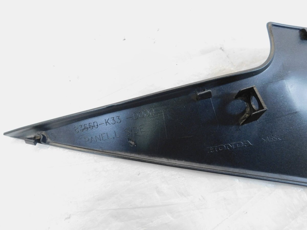 15 Honda CBR300 CBR300R Black Left Frame Side Cover Fairing Cowling Cowl Damage - C3 Cycle