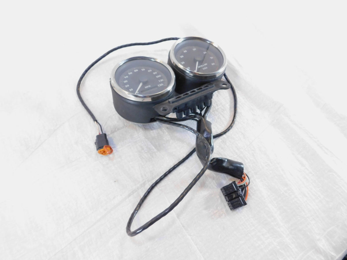 1996-1998 Harley Davidson Sportster 1200 Speedometer and Tachometer w/ Bracket - C3 Cycle