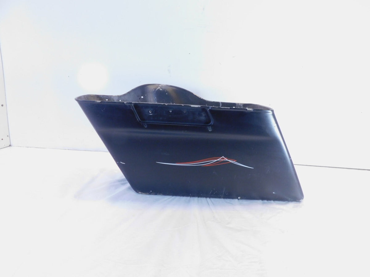 Harley Road King Street & Electra Glide Blue Left Saddlebag Side Bag Bottom - C3 Cycle