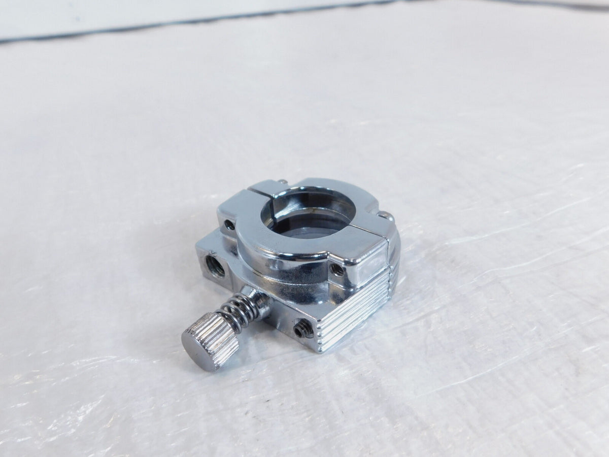 Harley Davidson Sportster Dyna & FXR 1" Chrome Handlebar Throttle Cable Clamp - C3 Cycle