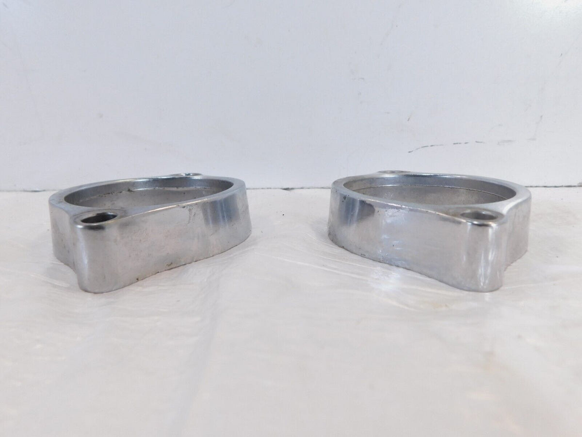 Suzuki Intruder 800 VS800 Exhaust Header Pipe Nut Ring Flange Dual Mount Stays - C3 Cycle