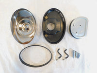 Harley Davidson Electra Glide Softail Dyna Air Cleaner Backplate w/ Cover - C3 Cycle