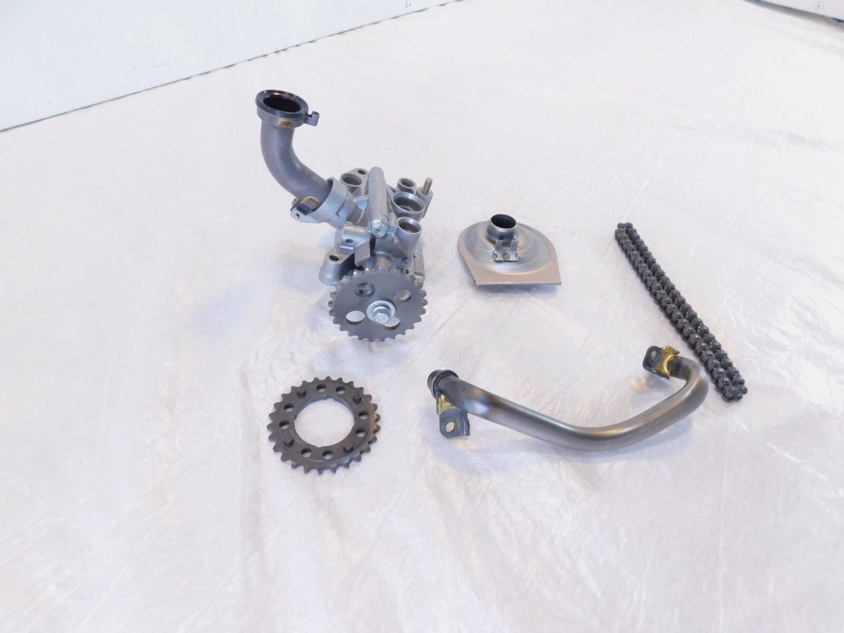 1995-2003 Honda VF750 VF750C Magna 750 Engine Motor Oil Pump Body Pipe & Chain - C3 Cycle
