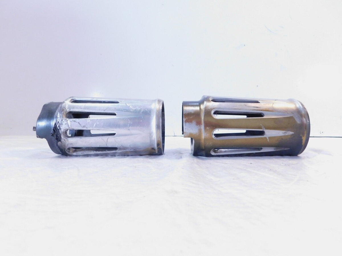 Harley TRoad King & Electra Glide & Softail Slotted Front Fork Slider Cover Tins - C3 Cycle