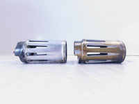 Harley TRoad King & Electra Glide & Softail Slotted Front Fork Slider Cover Tins - C3 Cycle