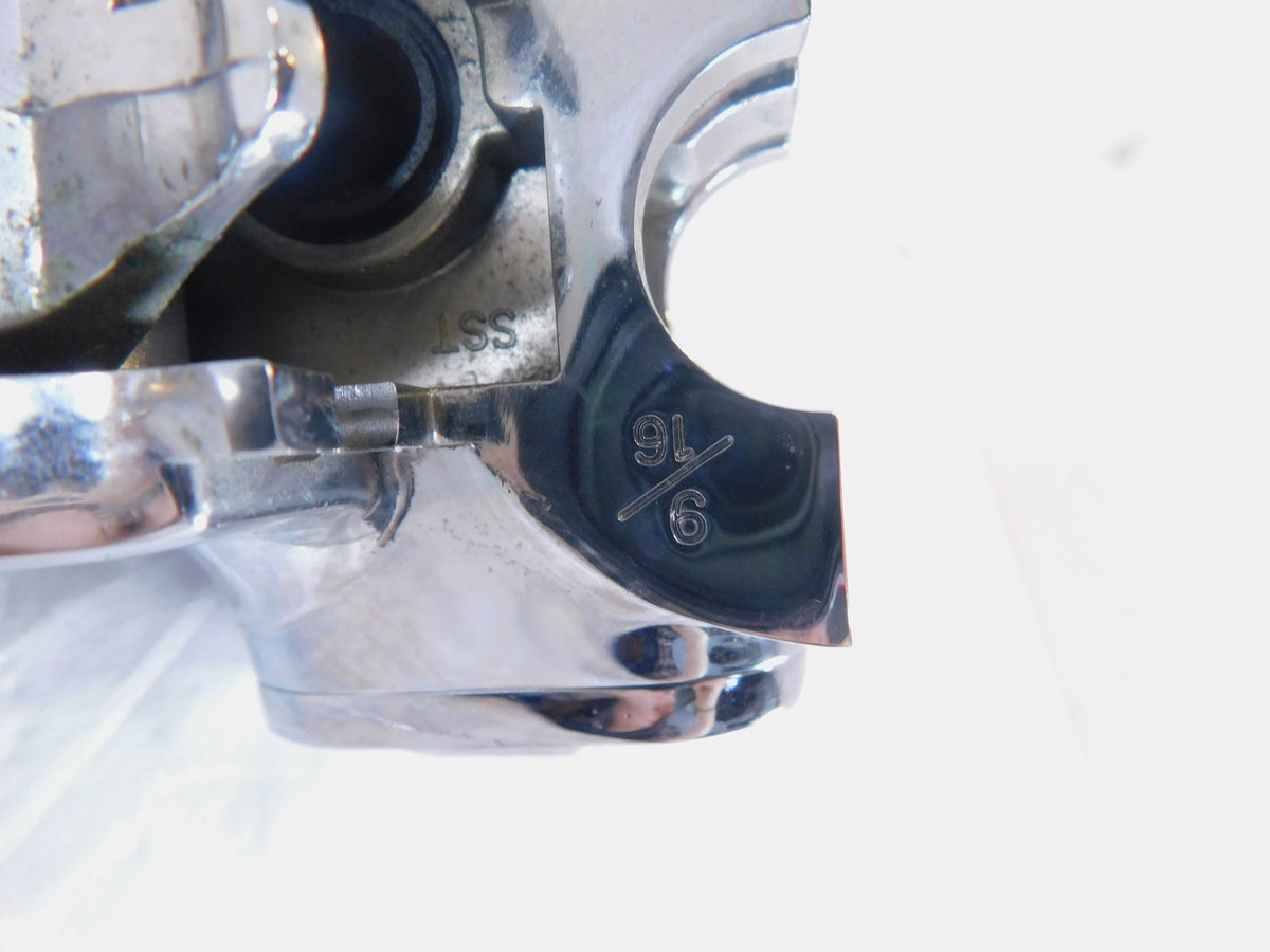 Harley Road King Electra Glide 11/16 Chrome Front Brake Master Cylinder w/ Cover - C3 Cycle