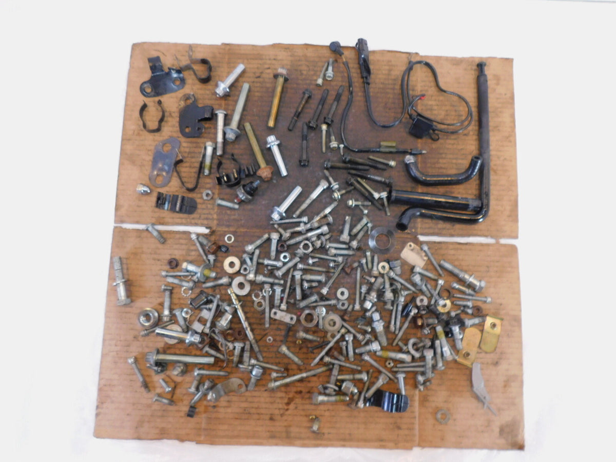 08 Harley Davidson Sportster 883 Custom Hardware Nut Bolt Brackets Parts Box Lot - C3 Cycle