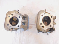 Harley Davidson Sportster 883 Hugger & Custom Silver Cylinder Heads w/ Valves - C3 Cycle