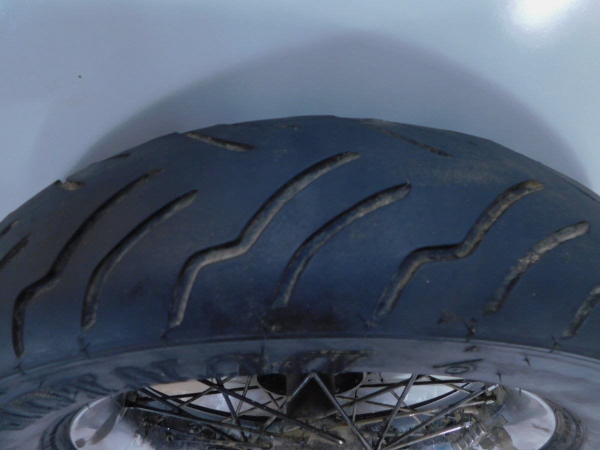 Harley Sportster & Road King Electra Glide Profile Laced Chrome Rear Wheel Rim - C3 Cycle