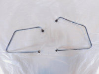 Harley Davidson Sportster 883 1200 Chrome Saddlebag Guard Rail Mount Brackets - C3 Cycle