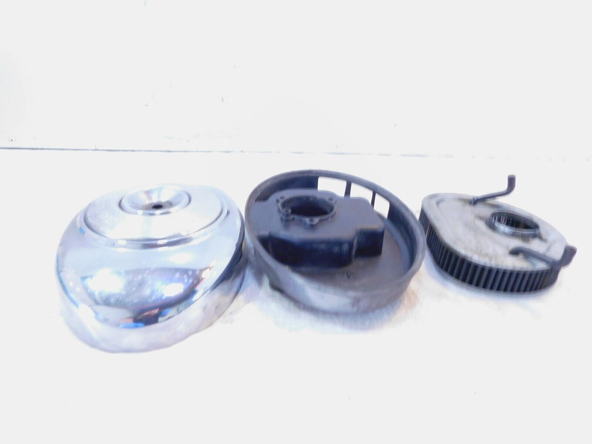 Harley Davidson Electra Glide Softail Dyna Air Cleaner Filter Backplate & Cover