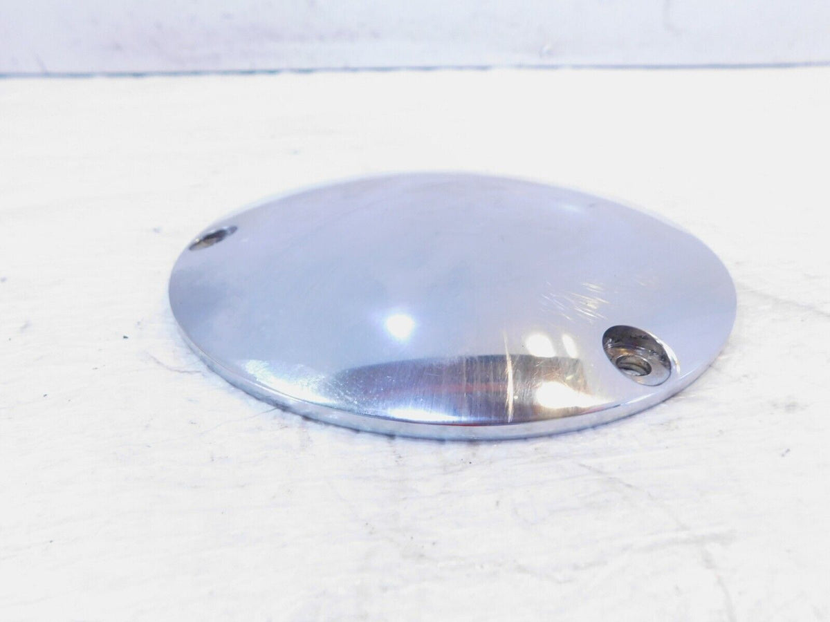 Harley Davidson Evo Softail Dyna & FXR Left Engine Chrome Derby Clutch Cover - C3 Cycle