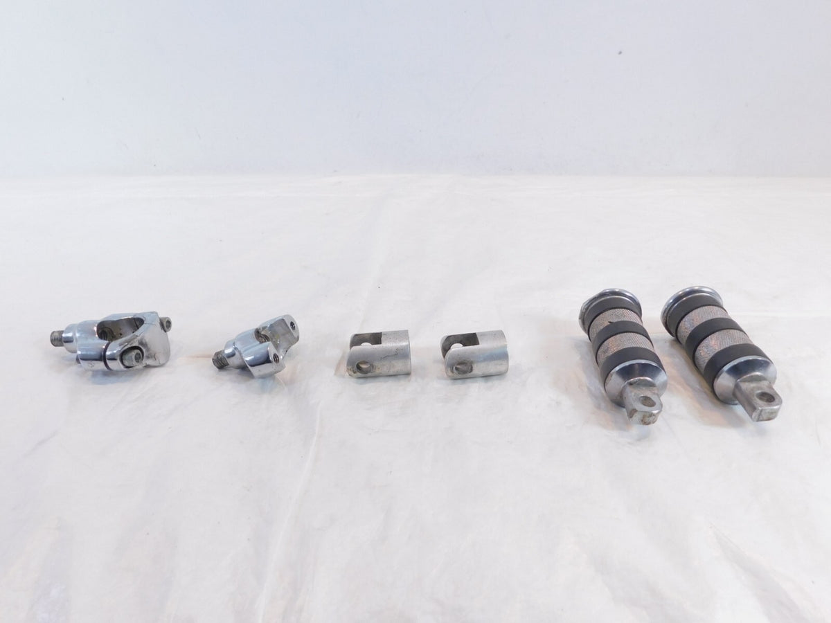 2001 01 Kawasaki VN800 Vulcan 800 Classic Front Highway Crash Bar Footrest Pegs - C3 Cycle