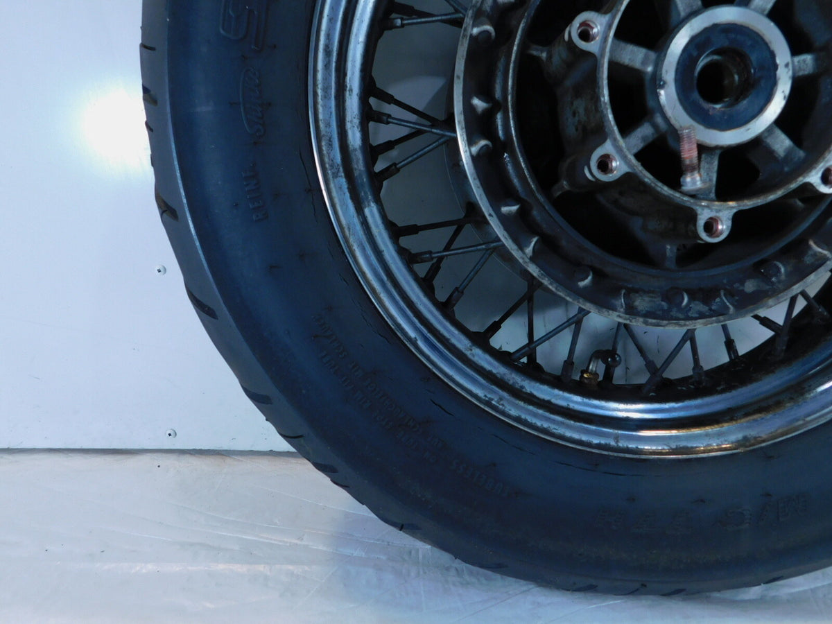 Kawasaki Vulcan 1500 Drifter Classic FI VN1500 Laced Silver Rear Wheel Rim & Hub