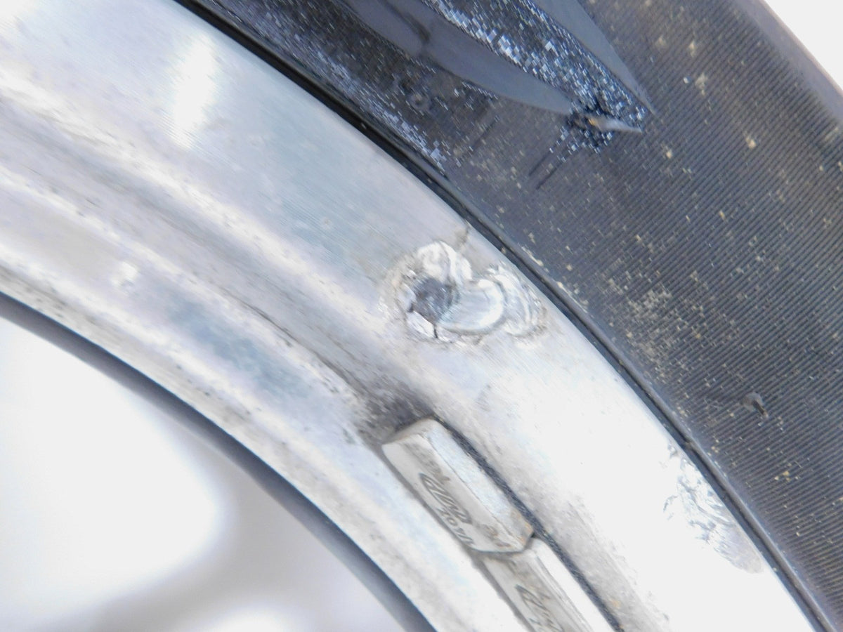 2008-2012 Harley Davidson Dyna Low Rider FXDL Silver Cast Front Rim Wheel - BENT - C3 Cycle