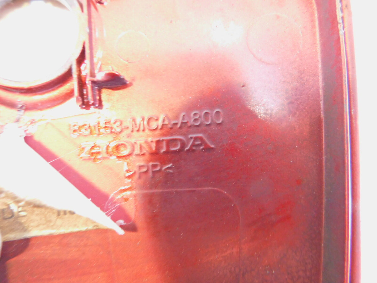 06-10 Honda GL1800 Goldwing 1800 Red Fairing Fuel Gas Petrol Tank Filler Door - C3 Cycle