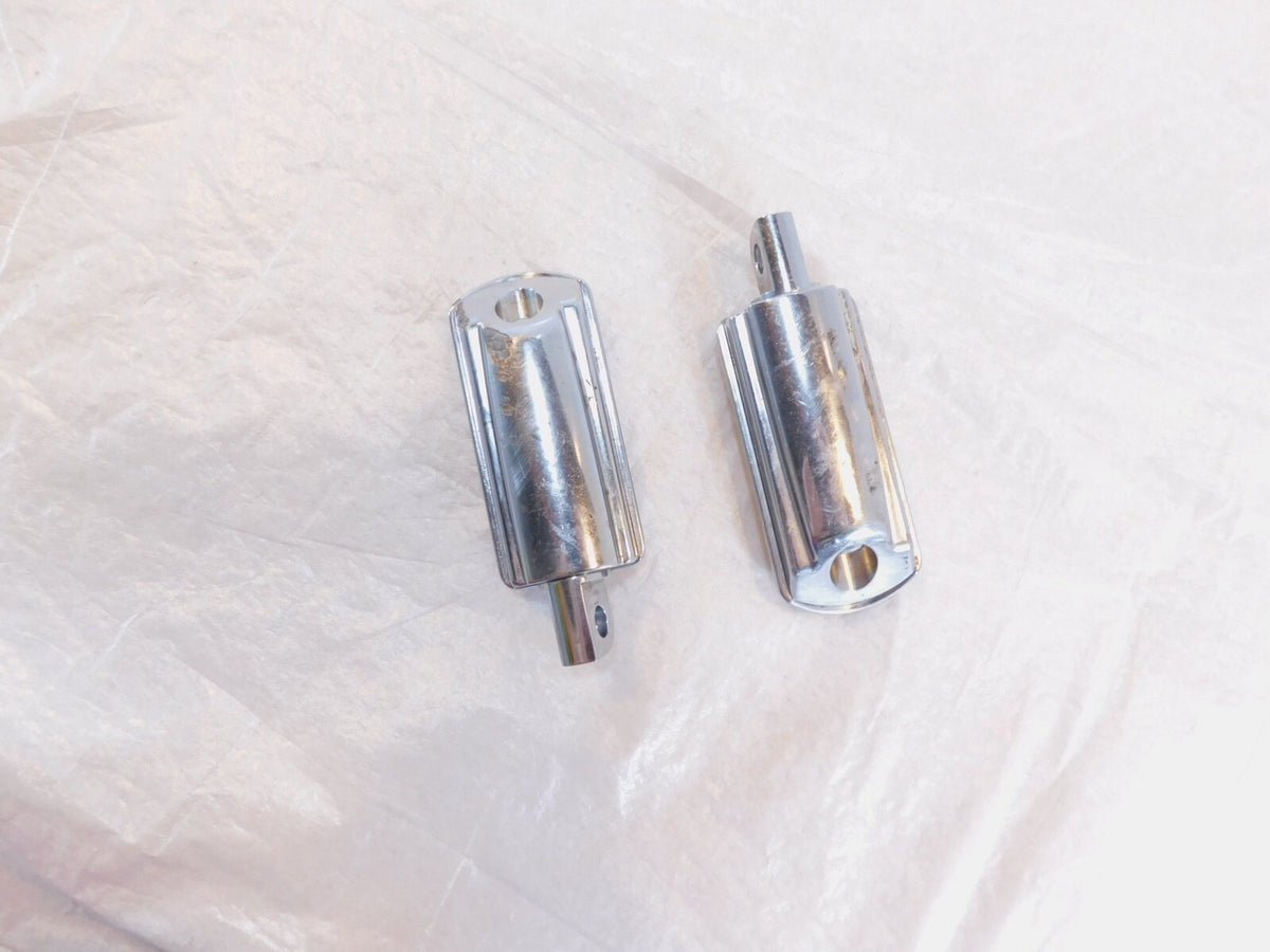 Harley Touring FXR Dyna Sportster & Softail Chrome & Rubber Footpegs Footrests