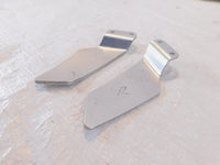 89-99 Yamaha FZR600R FZR600 Left & Right Footpeg Footrest Heel Guard Brackets - C3 Cycle