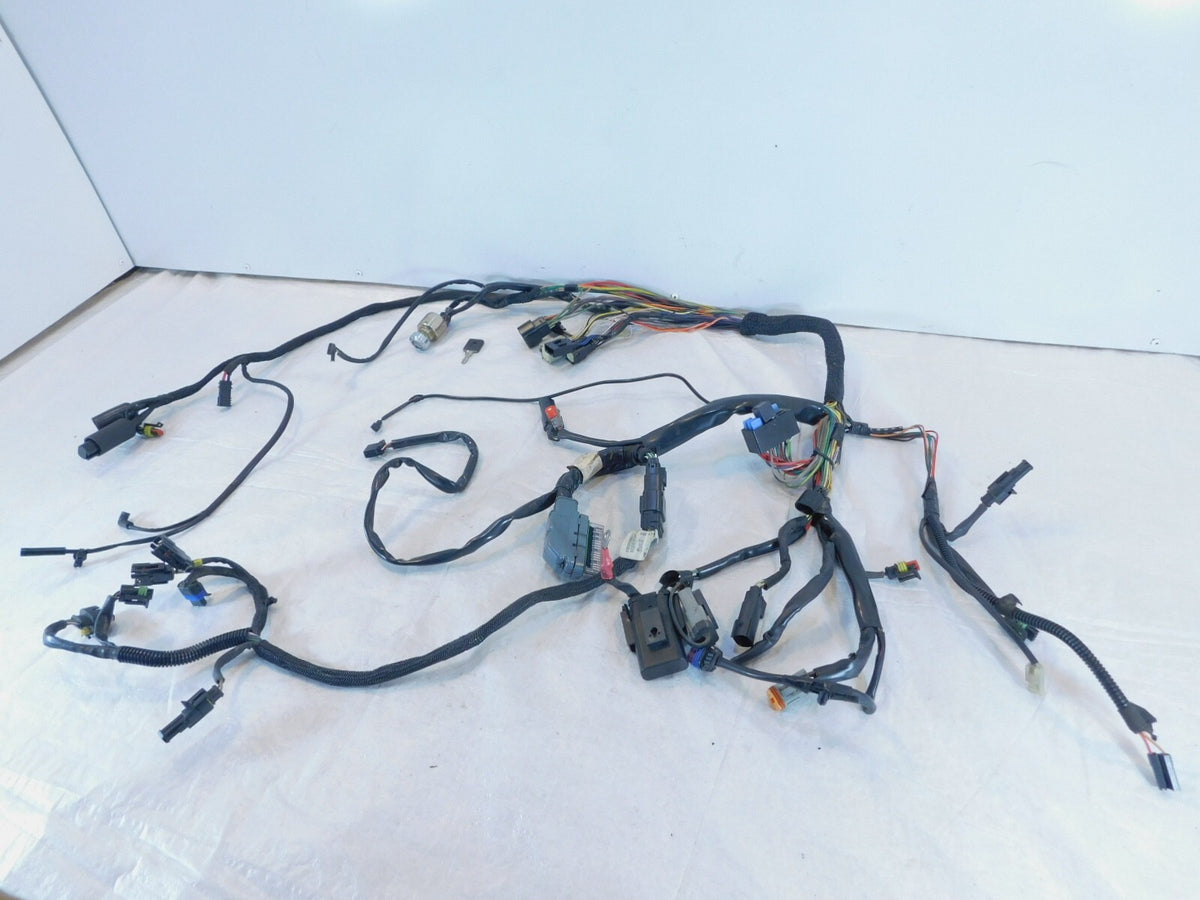 2010-2011 Harley Davidson XR1200 Main Wire Wiring Harness Loom & Ignition Switch