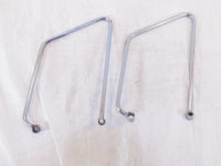 1986-1990 Harley Davidson Sportster 883 1200 Chrome Saddlebag Guard Rail Bars - C3 Cycle