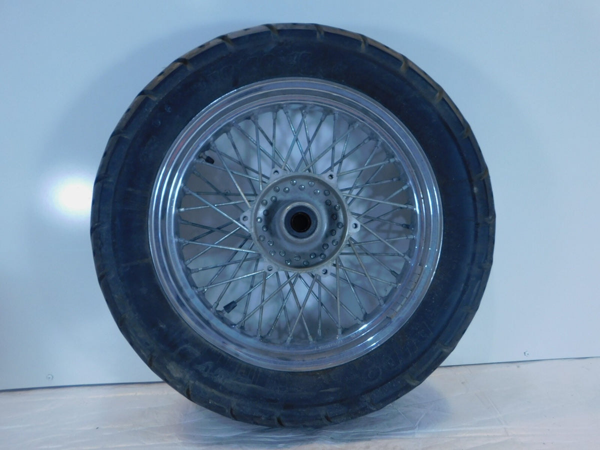 1999-2010 Yamaha XV1600 XV1700 Road Star Silverado Spoked Front Wheel Rim & Tire