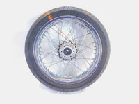 Bent 2004-2006 Victory Kingpin Laced Front Wheel Rim & Tire 18"x3.00" For Repair - C3 Cycle